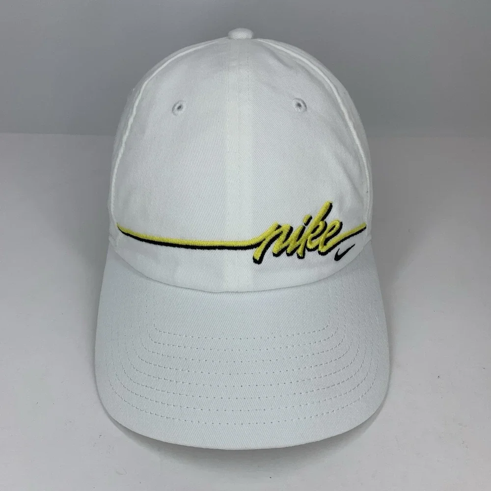 Nike white yellow